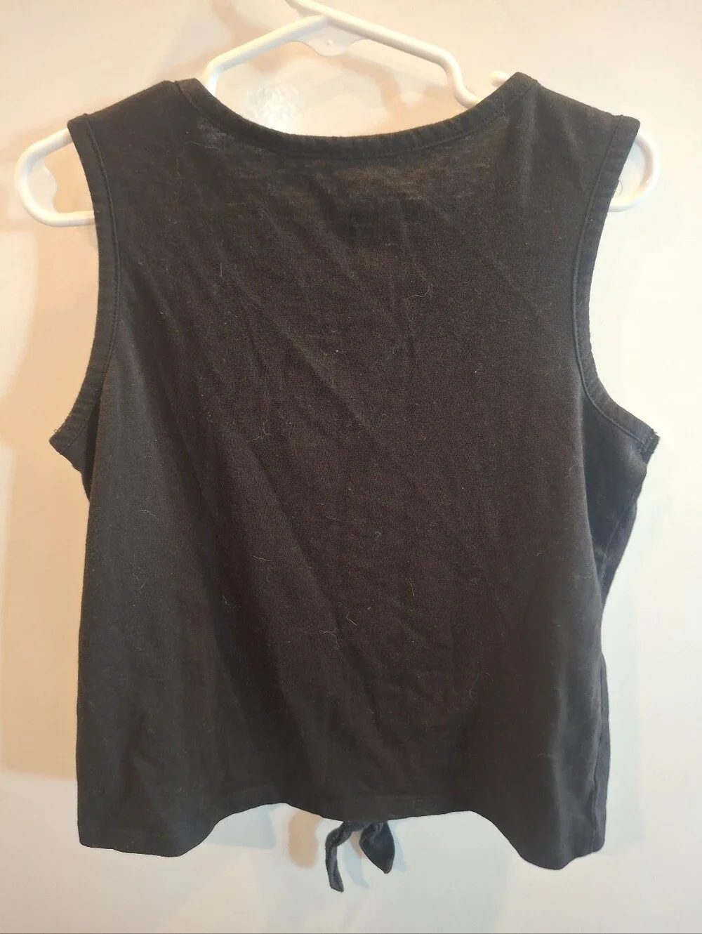 Justice black sleeveless